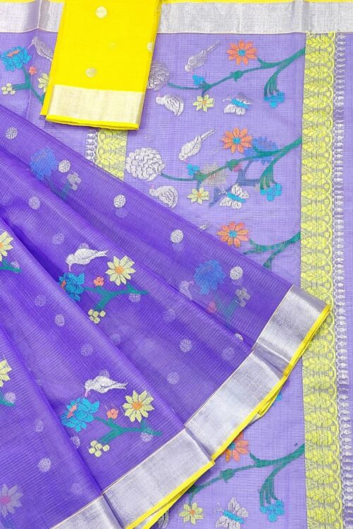 PURE ZARIKOTA HANDLOOM BUTA SAREE WITH BLOUSE B1505
