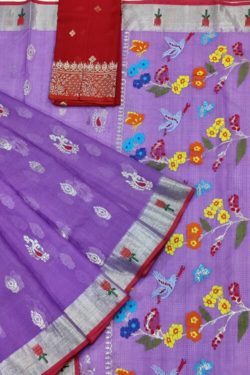 PURE ZARIKOTA HANDLOOM BUTA SAREE WITH BLOUSE B1468