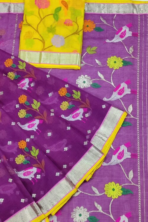 PURE ZARIKOTA HANDLOOM BUTA SAREE WITH BLOUSE B1466