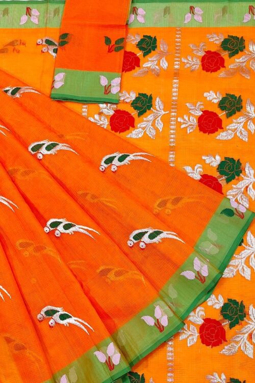 PURE ZARIKOTA HANDLOOM BUTA SAREE WITH BLOUSE B1478