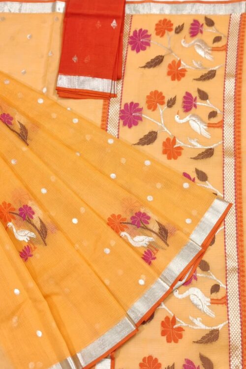 PURE ZARIKOTA HANDLOOM BUTA SAREE WITH BLOUSE B1475