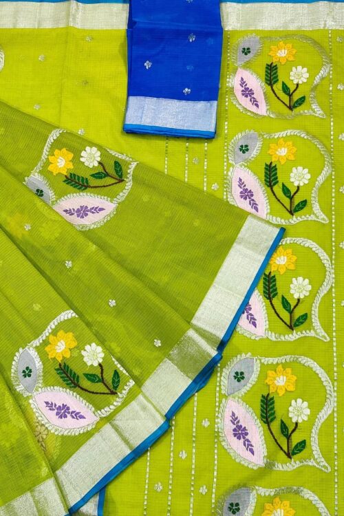 PURE ZARIKOTA HANDLOOM BUTA SAREE WITH BLOUSE B1472