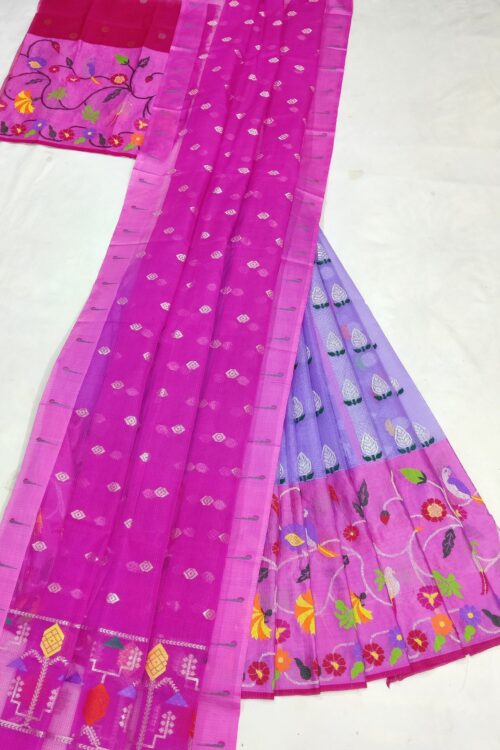 PURE ZARIKOTA HANDLOOM LEHANGA MATERIAL SET – L194