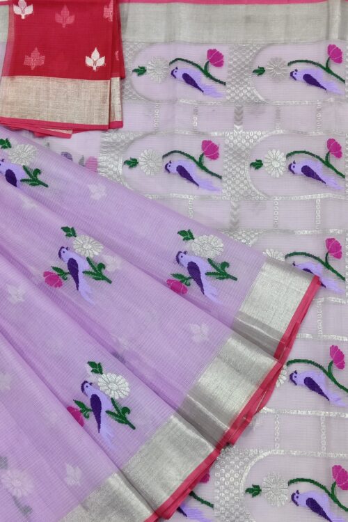 PURE ZARIKOTA HANDLOOM BUTA SAREE WITH BLOUSE B1497