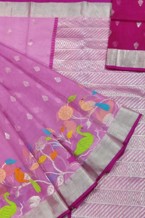 PURE SKIRT DESIGN ZARIKOTA HANDLOOM SAREE S-216