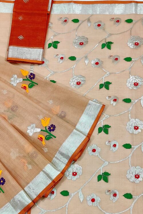 PURE ZARIKOTA HANDLOOM BUTA SAREE WITH BLOUSE B1486