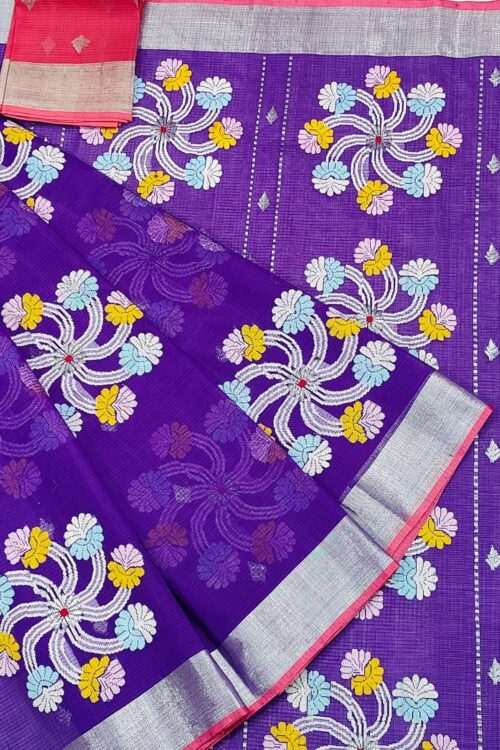 PURE ZARIKOTA HANDLOOM BUTA SAREE WITH BLOUSE B1488