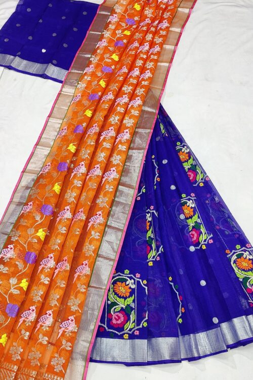 PURE ZARIKOTA HANDLOOM LEHANGA MATERIAL SET – L213