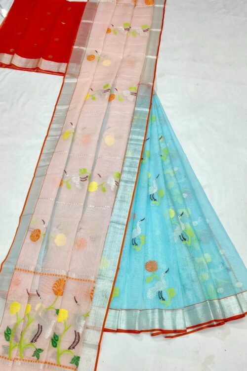 PURE ZARIKOTA HANDLOOM LEHANGA MATERIAL SET – L207