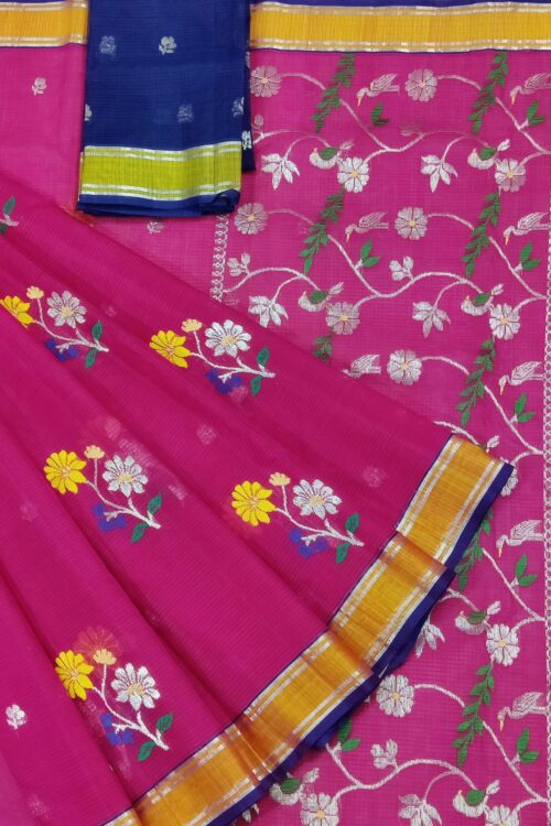 PURE ZARIKOTA HANDLOOM BUTA SAREE WITH BLOUSE B1491