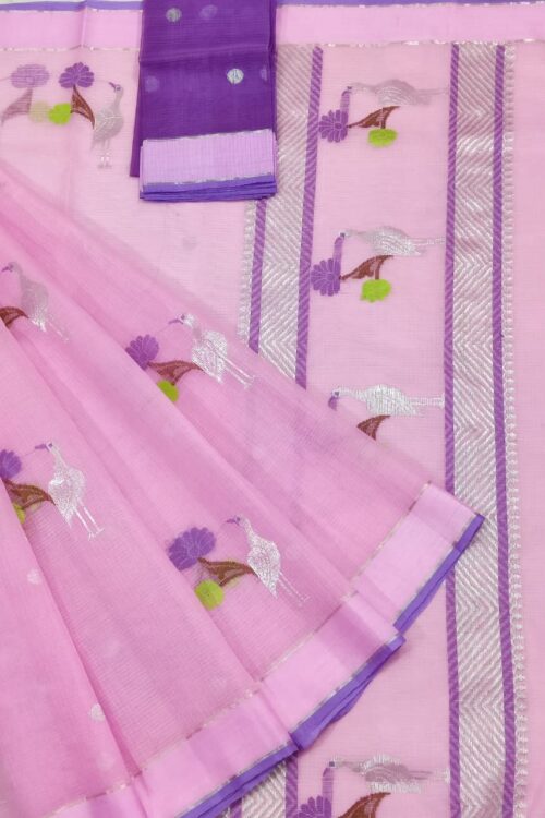PURE ZARIKOTA HANDLOOM BUTA SAREE WITH BLOUSE B1494