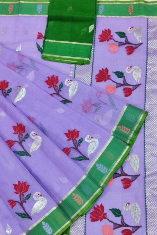 PURE ZARIKOTA HANDLOOM BUTA SAREE WITH BLOUSE B1496