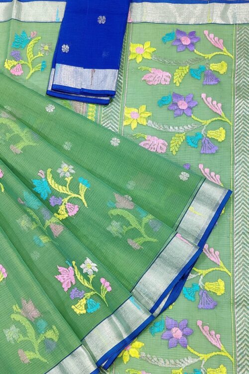 PURE ZARIKOTA HANDLOOM BUTA SAREE WITH BLOUSE B1503