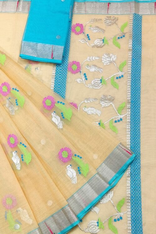 PURE ZARIKOTA HANDLOOM BUTA SAREE WITH BLOUSE B1501