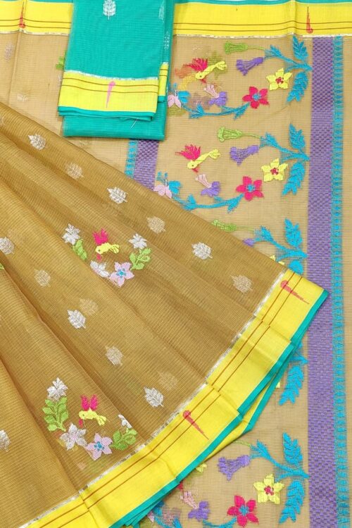 PURE ZARIKOTA HANDLOOM BUTA SAREE WITH BLOUSE B1499