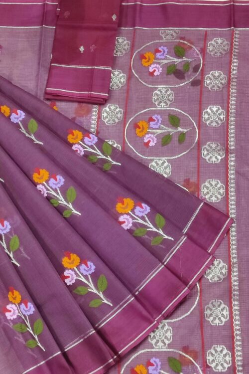 PURE ZARIKOTA HANDLOOM BUTA SAREE WITH BLOUSE B1508