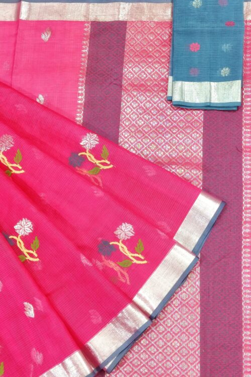 PURE ZARIKOTA HANDLOOM BUTA SAREE WITH BLOUSE B1509