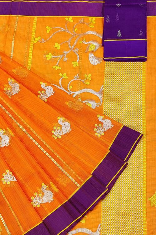 PURE ZARIKOTA HANDLOOM BUTA SAREE WITH BLOUSE B1510