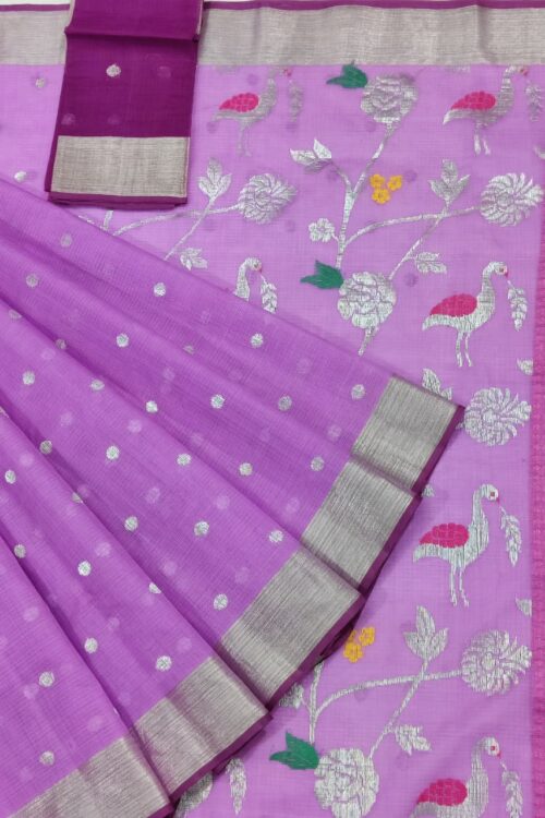 PURE ZARIKOTA HANDLOOM BUTA SAREE WITH BLOUSE B1511