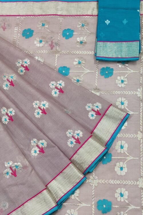 PURE ZARIKOTA HANDLOOM BUTA SAREE WITH BLOUSE B1521