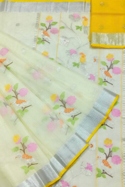 PURE ZARIKOTA HANDLOOM BUTA SAREE WITH BLOUSE B1524