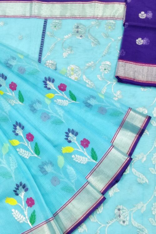 PURE ZARIKOTA HANDLOOM BUTA SAREE WITH BLOUSE B1513