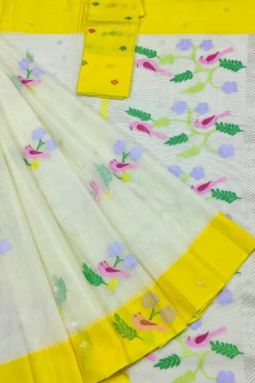 PURE ZARIKOTA HANDLOOM BUTA SAREE WITH BLOUSE B1526