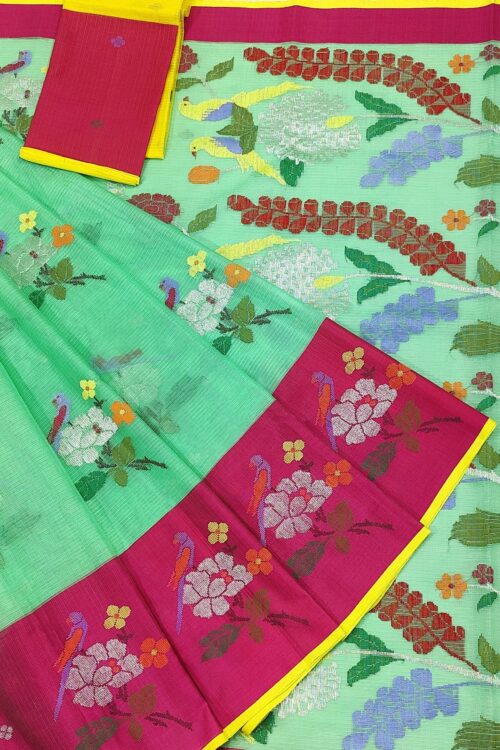 PURE ZARIKOTA HANDLOOM BUTA SAREE WITH BLOUSE B1528