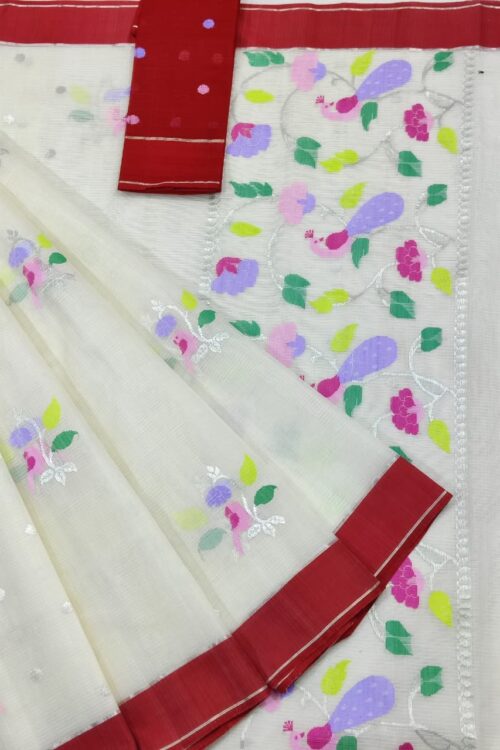 PURE ZARIKOTA HANDLOOM BUTA SAREE WITH BLOUSE B1529