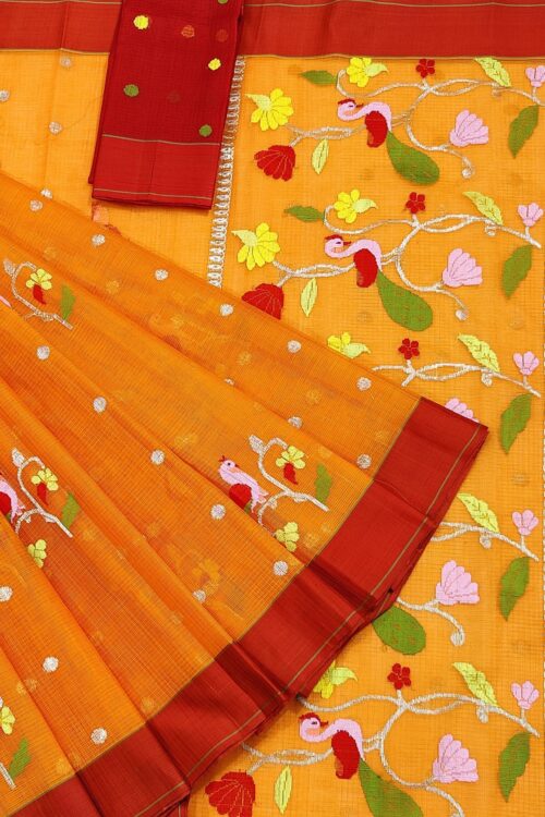 PURE ZARIKOTA HANDLOOM BUTA SAREE WITH BLOUSE B1532