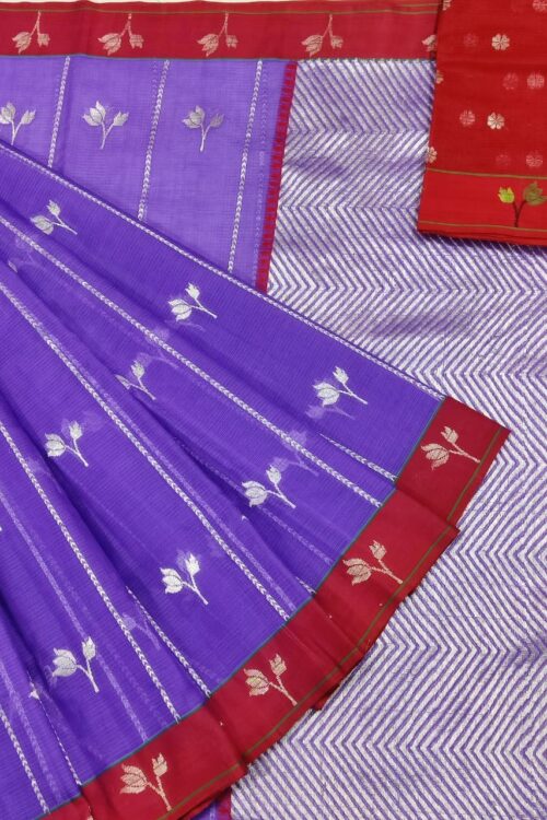 PURE ZARIKOTA HANDLOOM BUTA SAREE WITH BLOUSE B1534