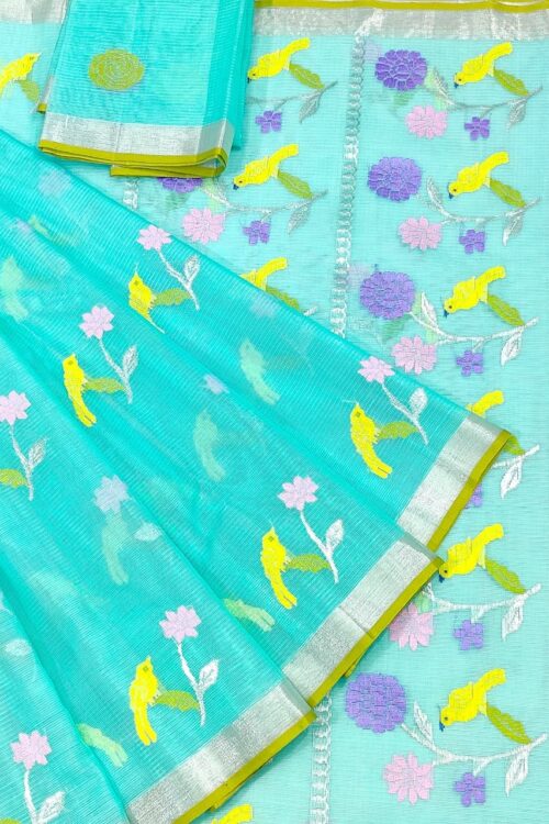 PURE ZARIKOTA HANDLOOM BUTA SAREE WITH BLOUSE B1536