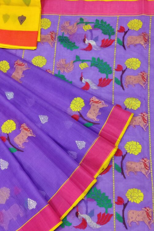 PURE ZARIKOTA HANDLOOM BUTA SAREE WITH BLOUSE B1538