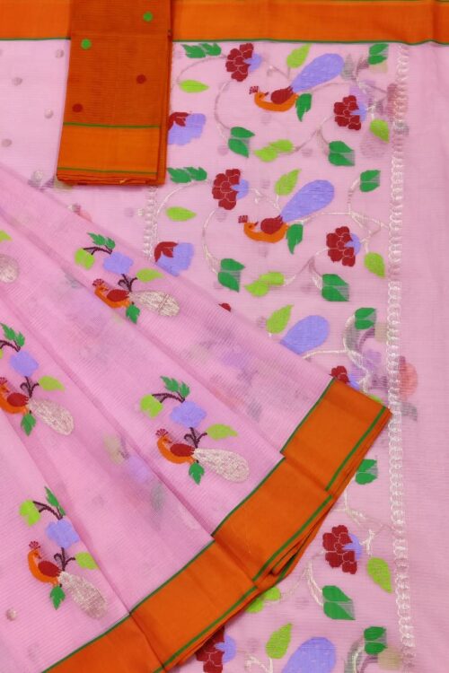 PURE ZARIKOTA HANDLOOM BUTA SAREE WITH BLOUSE B1539