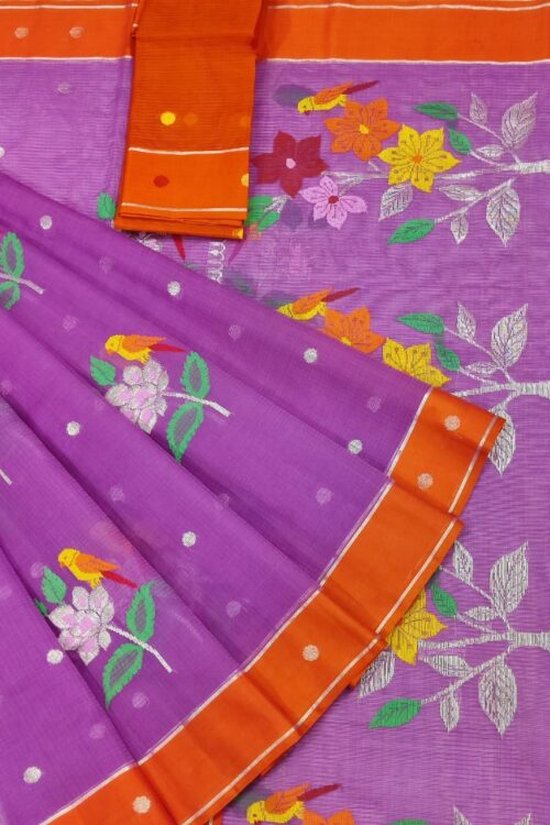 PURE ZARIKOTA HANDLOOM BUTA SAREE WITH BLOUSE B1541