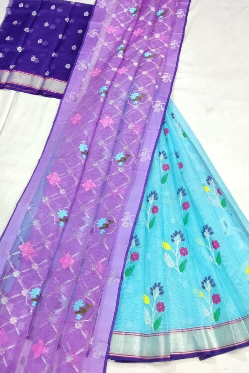 PURE ZARIKOTA HANDLOOM LEHANGA MATERIAL SET – L221