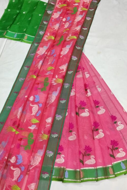 PURE ZARIKOTA HANDLOOM LEHANGA MATERIAL SET – L222