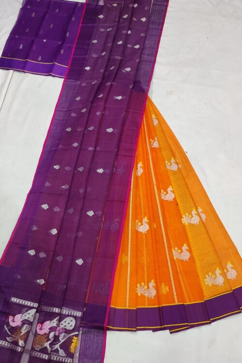 PURE ZARIKOTA HANDLOOM LEHANGA MATERIAL SET – L223