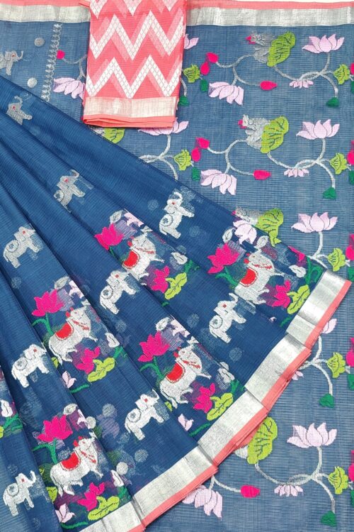 PURE SKIRT DESIGN ZARIKOTA HANDLOOM SAREE S-221