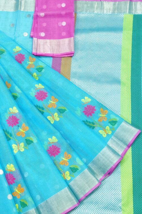 PURE ZARIKOTA HANDLOOM BUTA SAREE WITH BLOUSE B1545