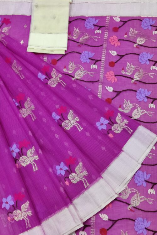 PURE ZARIKOTA HANDLOOM BUTA SAREE WITH BLOUSE B1546