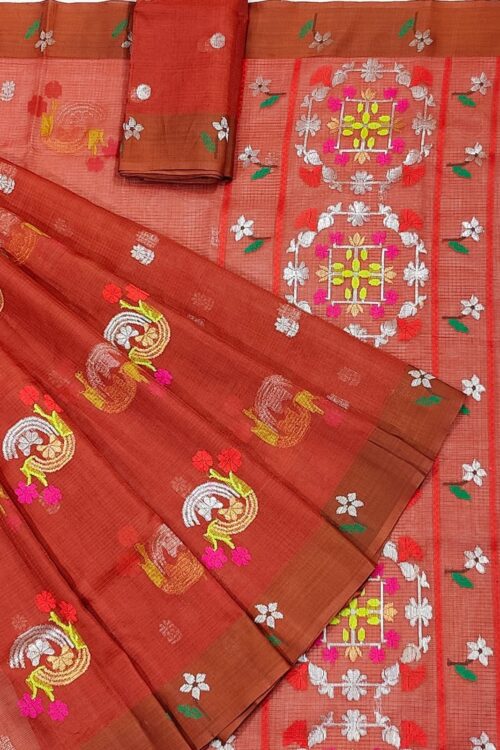 PURE ZARIKOTA HANDLOOM BUTA SAREE WITH BLOUSE B1551