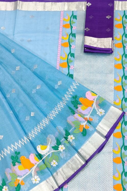 PURE SKIRT DESIGN ZARIKOTA HANDLOOM SAREE S-222