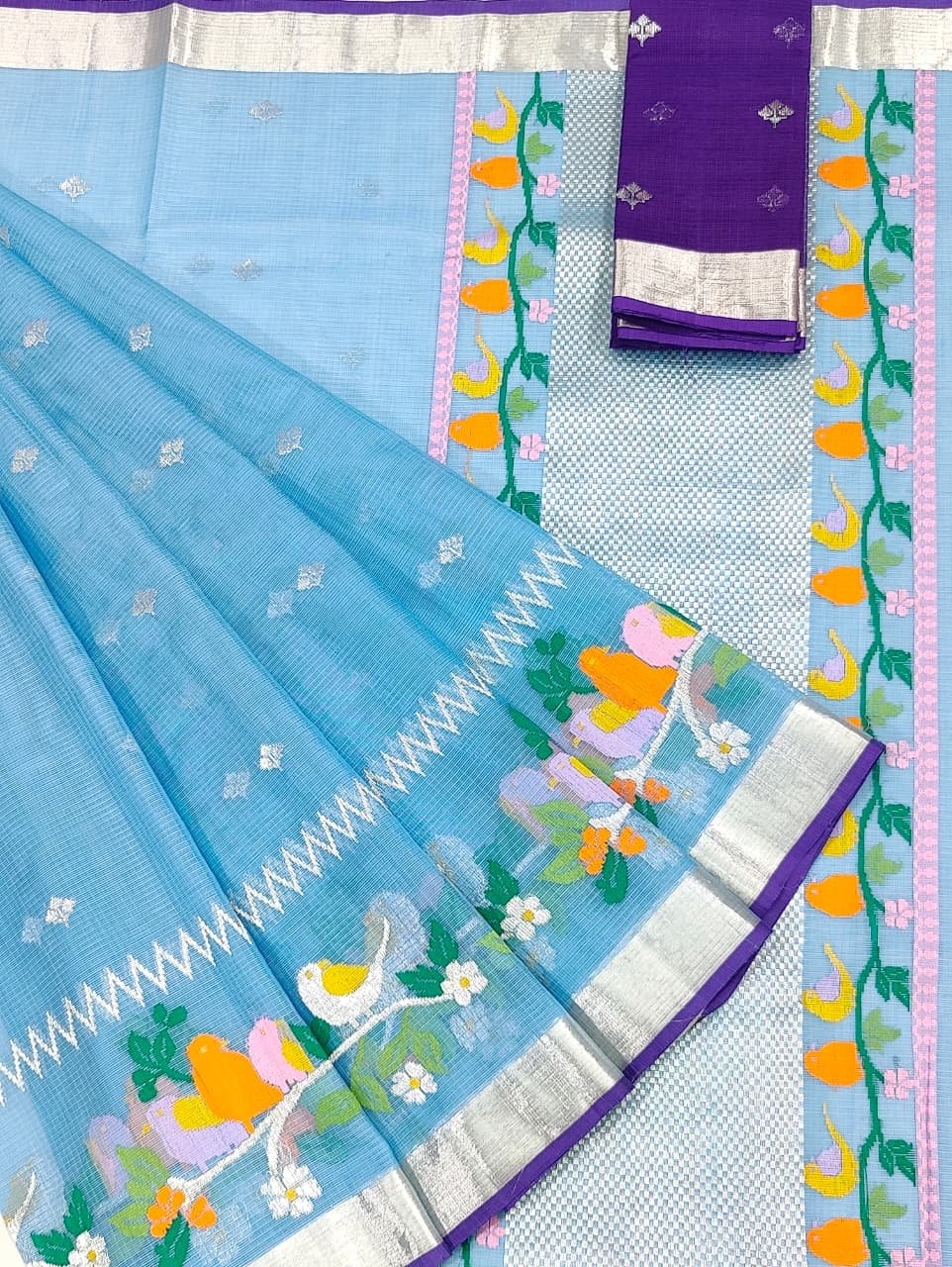 PURE SKIRT DESIGN ZARIKOTA HANDLOOM SAREE S-222