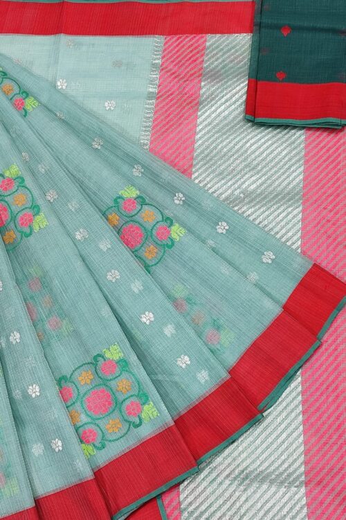 PURE ZARIKOTA HANDLOOM BUTA SAREE WITH BLOUSE B1557