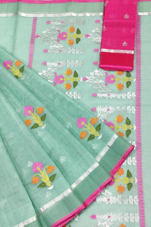 PURE ZARIKOTA HANDLOOM BUTA SAREE WITH BLOUSE B1558