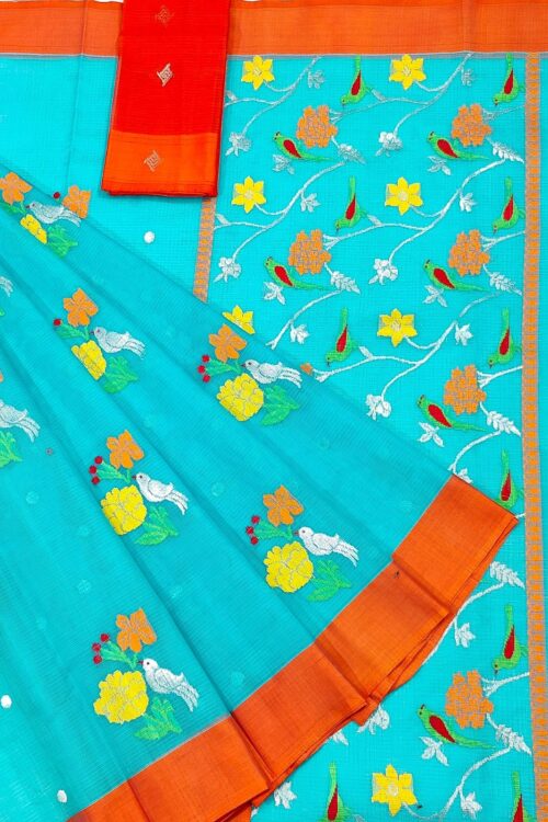 PURE ZARIKOTA HANDLOOM BUTA SAREE WITH BLOUSE B1560