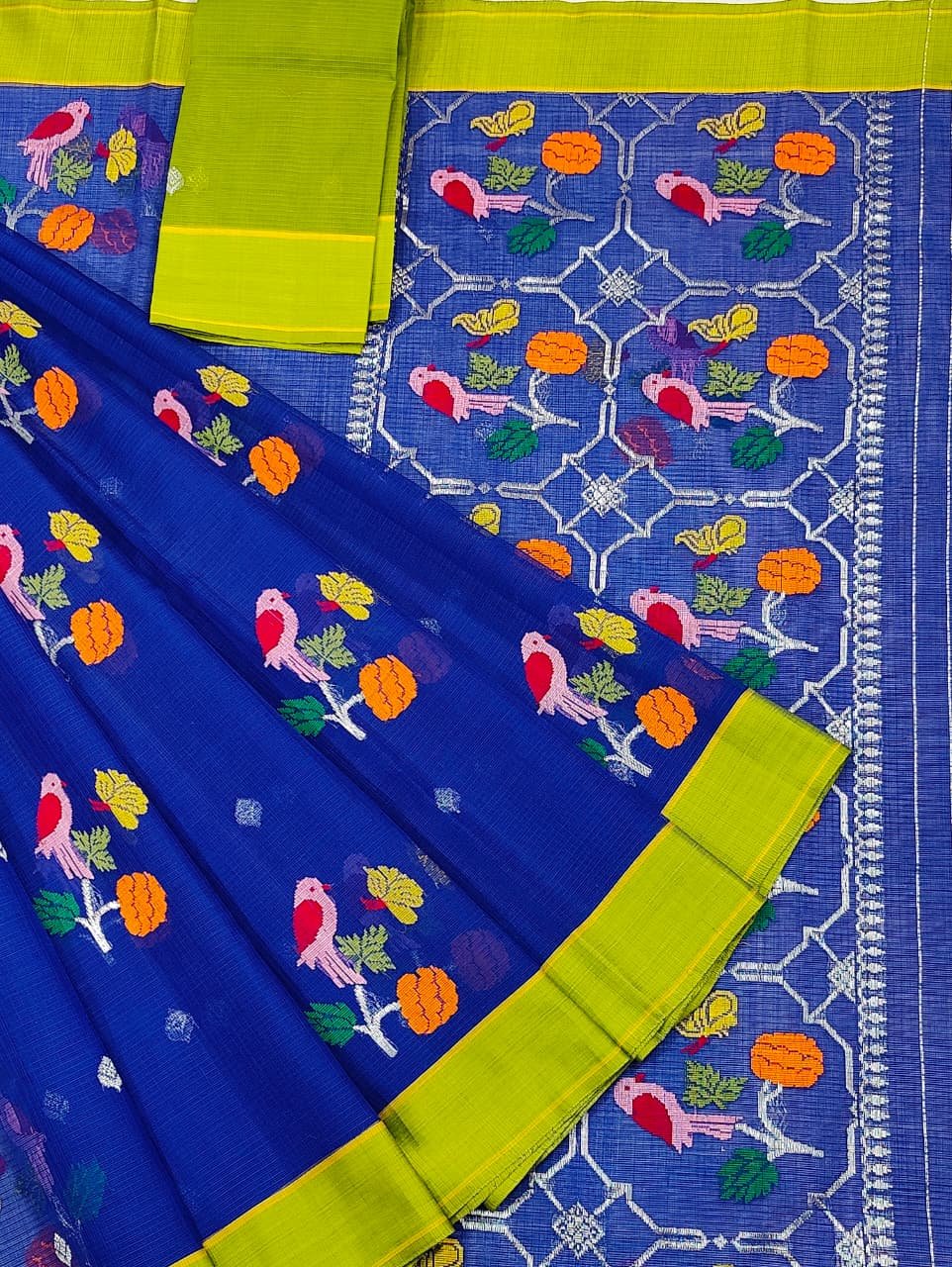 PURE ZARIKOTA HANDLOOM BUTA SAREE WITH BLOUSE B1562