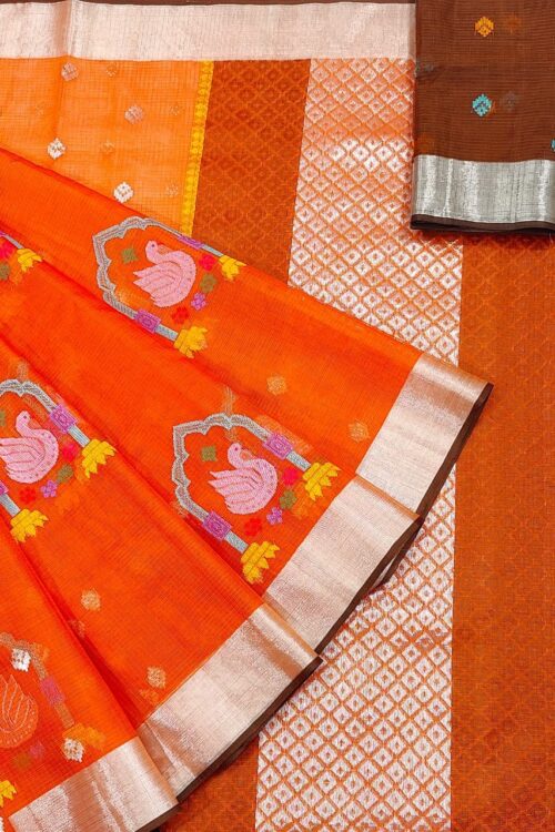 PURE ZARIKOTA HANDLOOM BUTA SAREE WITH BLOUSE B1563