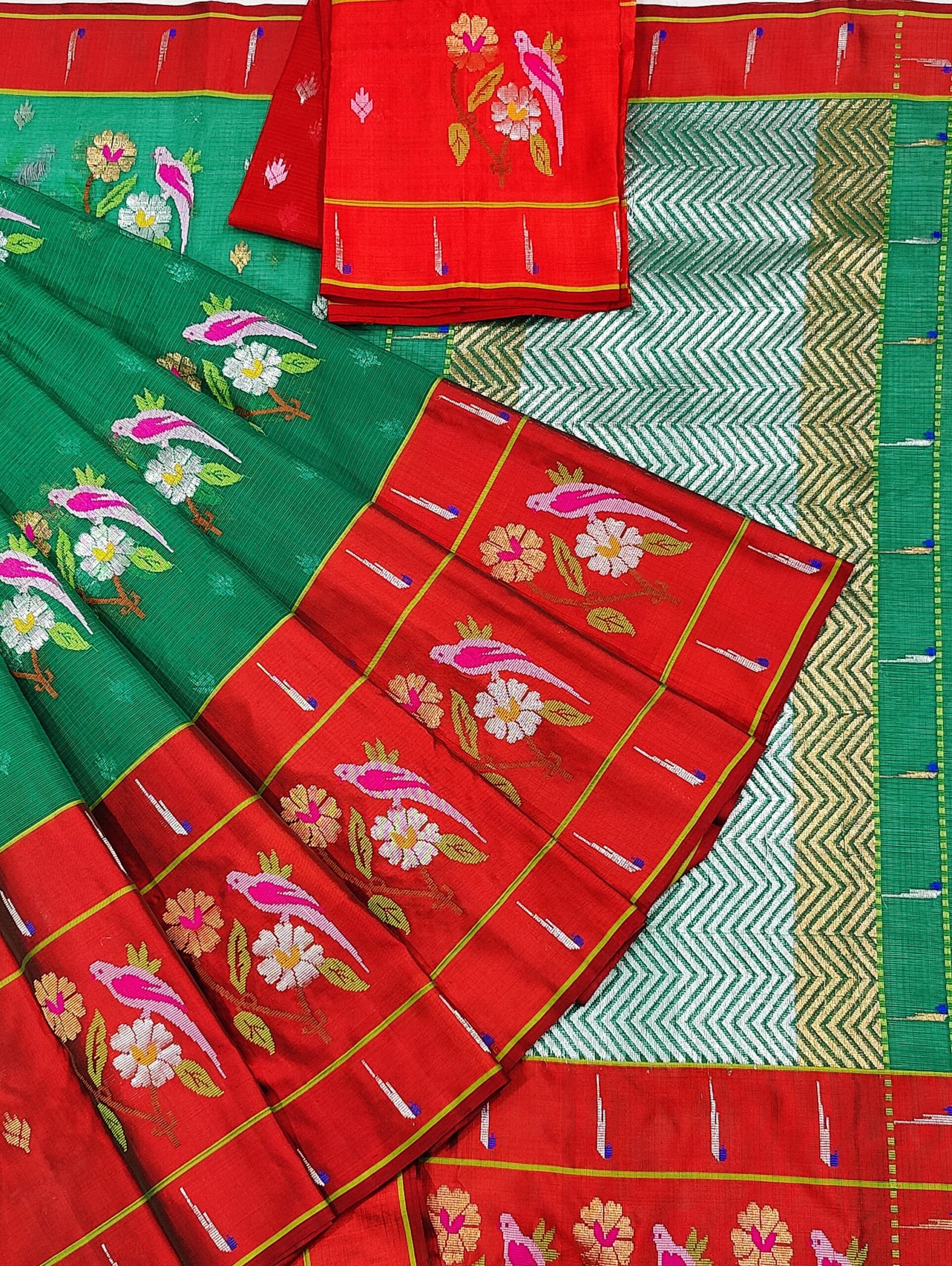 PURE BIG PAITHANI BORDER ZARIKOTA HANDLOOM SAREE S-140